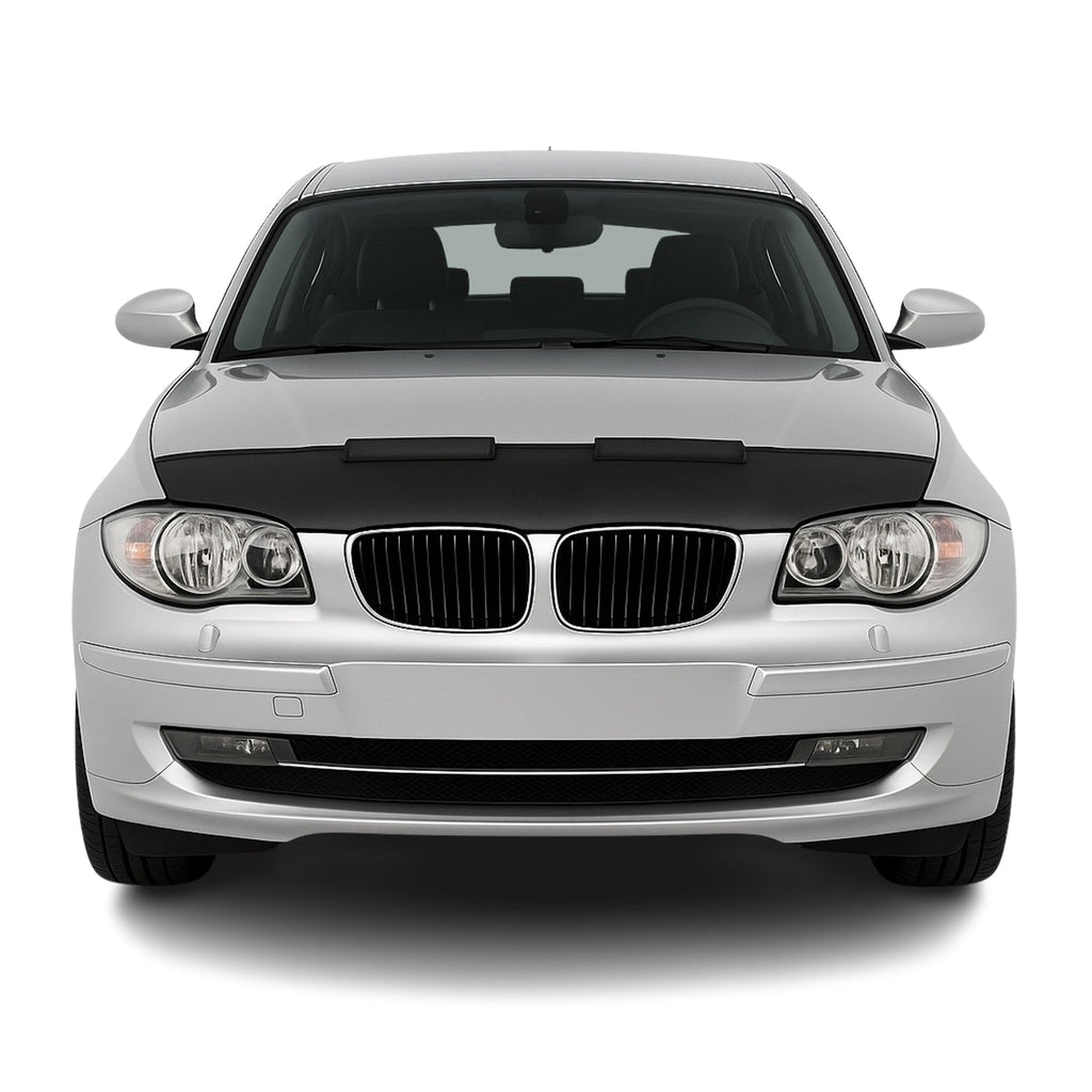 2008-2013 BMW 1 Series E82 E88 Car Bonnet Mask Hood Bra Half Black