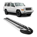 2005-2010 Jeep Commander XK 2004-2011 / Grand Cherokee WK Running Boards Side Steps Silver