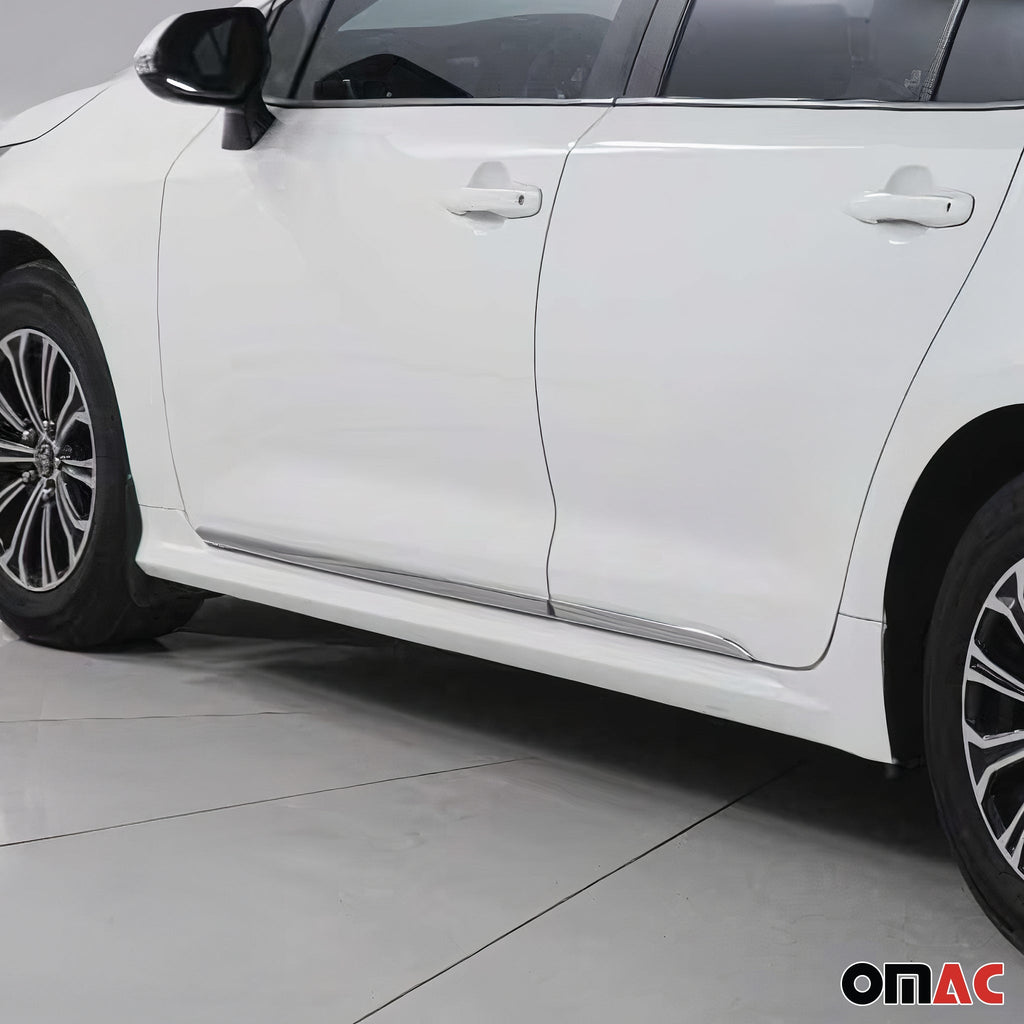 2019-2026 Toyota Corolla Sedan Side Door Molding Trim Stainless Steel