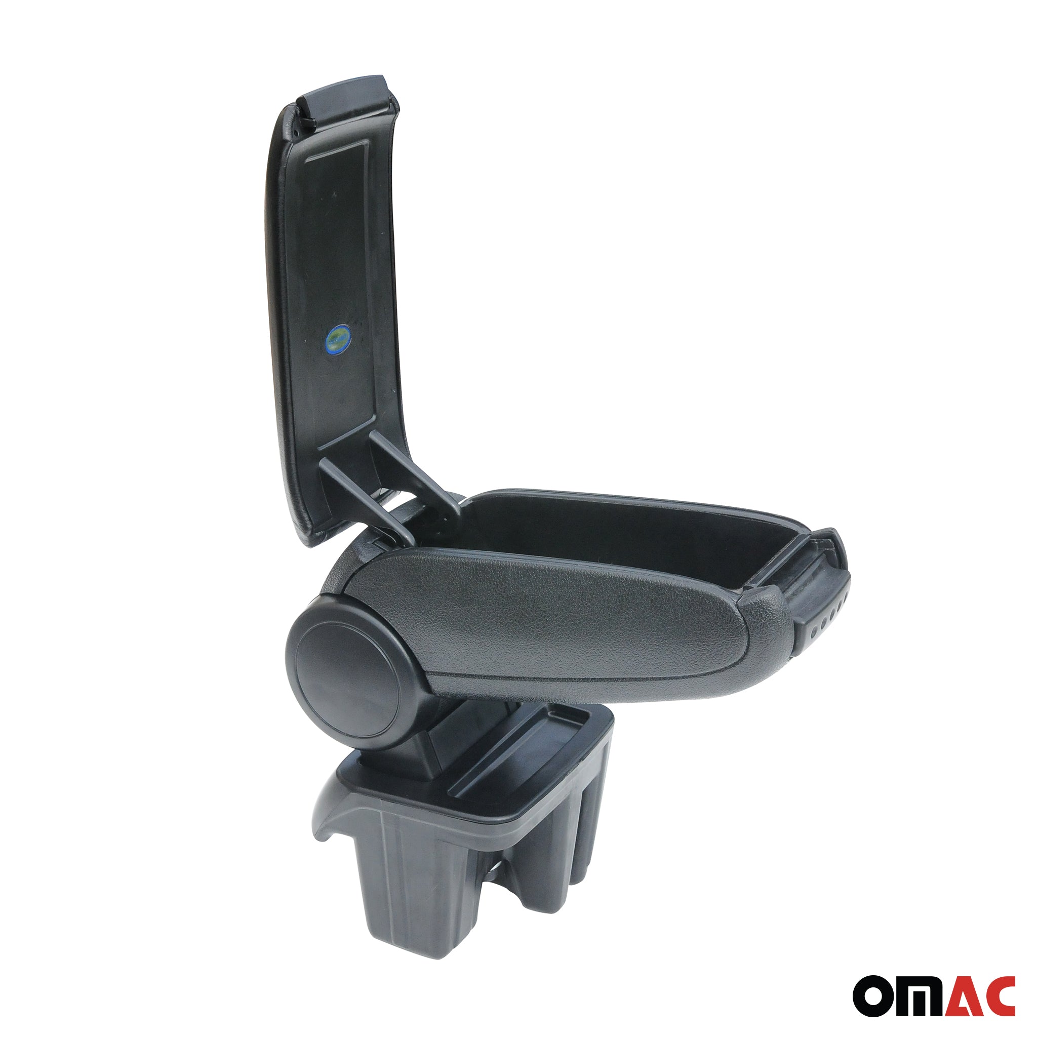 2015-2018 Ford Focus Black Center Console Armrest Plastic PU Leather 1Pc