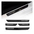 BMW Door Sill Scuff Plate Scratch Protector Carbon Fiber Edition 4 Pcs