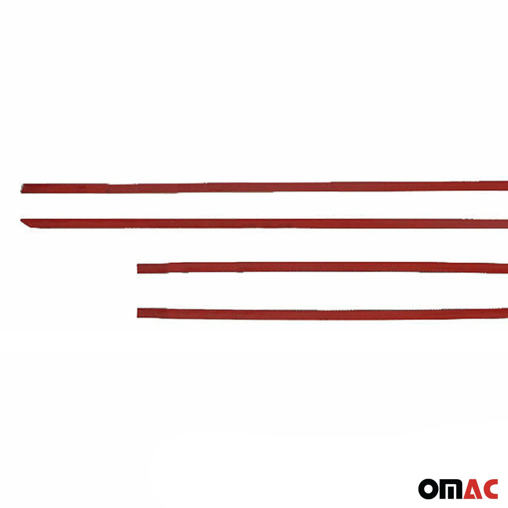 2015-2026 Land Rover Discovery Sport Side Door Molding Trim Skirt Garnish Stainless Steel Silver 4 Pcs