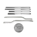 2010-2013 Ford Transit Connect Fuel Cap Cover & Door Streamer Trim Set Stainless Steel