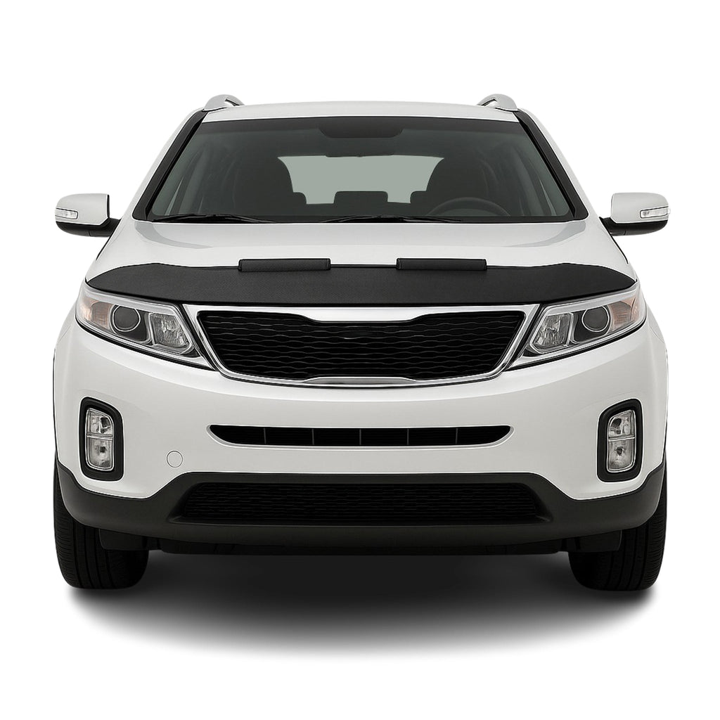 2011-2014 Kia Sportage Car Bonnet Mask Hood Bra Carbon Black 1 Pc