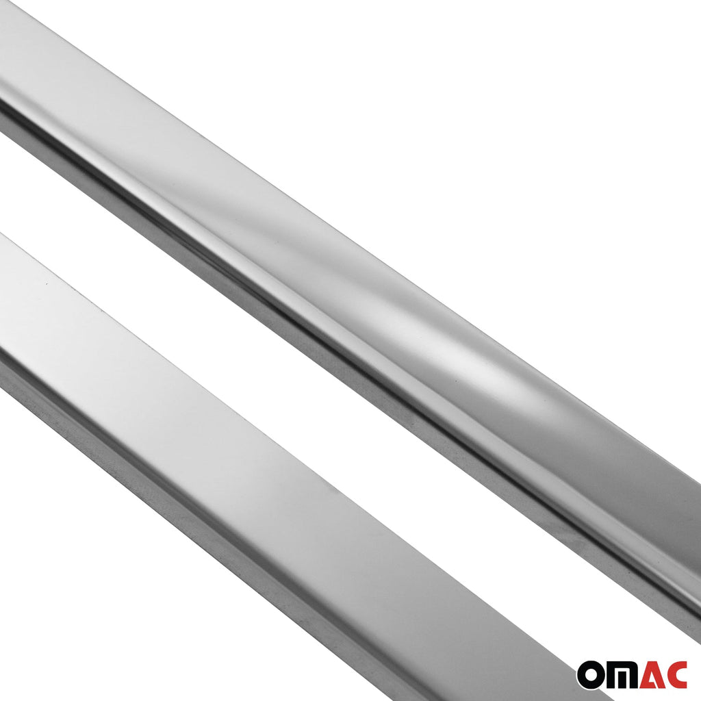 2010-2013 Ford Transit Connect L2 Long Side Door Molding Trim Stainless Steel Silver