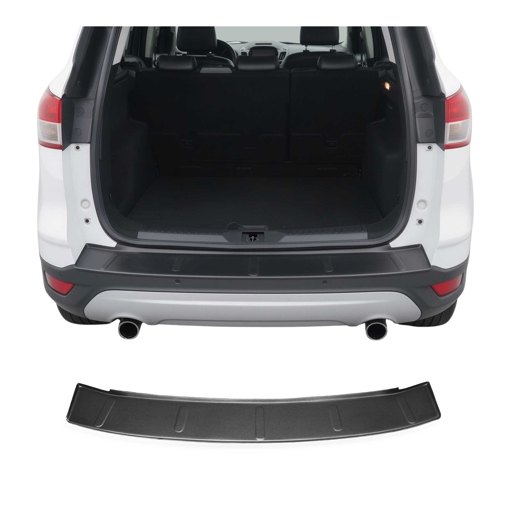 2013-2019 Ford Escape Rear Bumper Guard Plastic Black