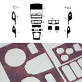 2009-2013 Toyota Corolla Sedan Wooden Look Dashboard Console Trim Kit 15 Pcs