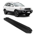 2001-2006 Hyundai Santa Fe Running Boards Side Steps Black