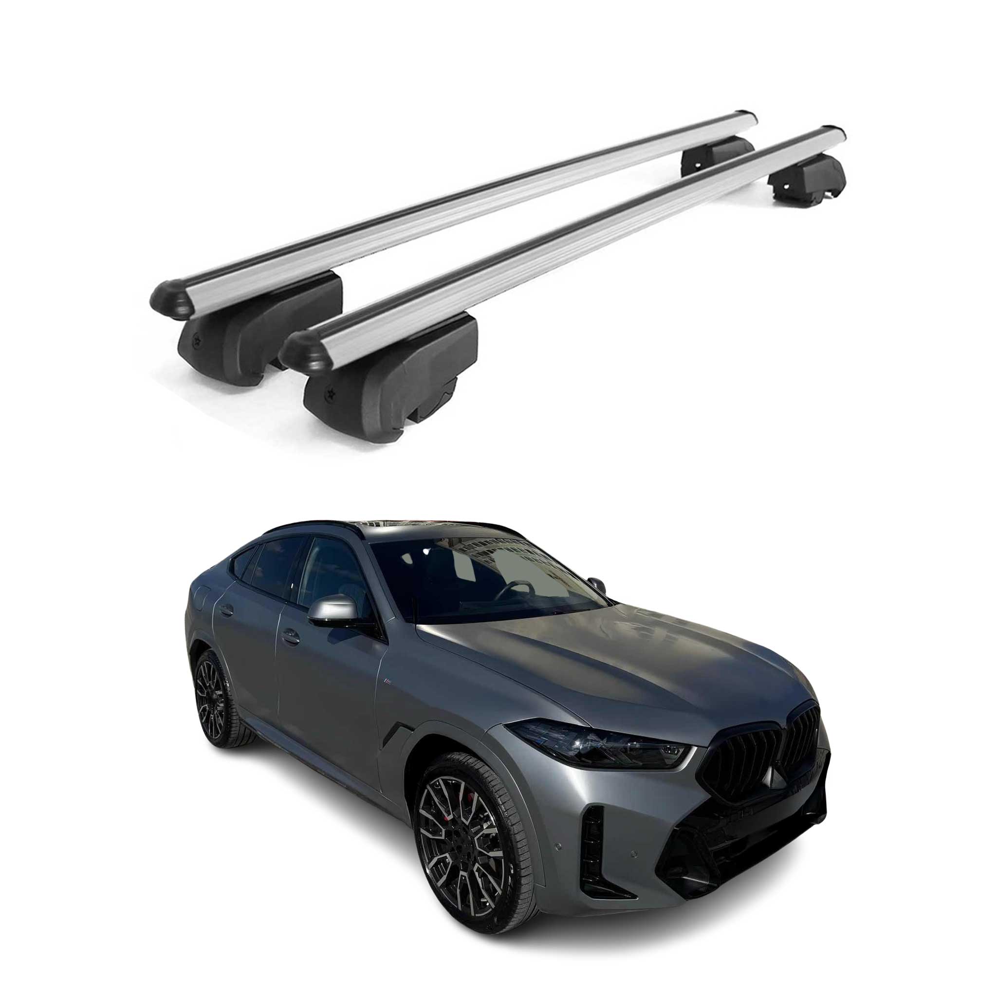 2020-2026 BMW X6 G06 Roof Rack Cross Bars Silver