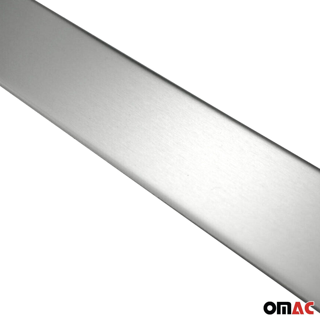 2007-2013 BMW X5 E70 Rear Trunk Lid Molding Trim Brushed Stainless Steel Silver 1Pc