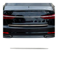2019-2024 Audi A6 Sedan Rear Trunk Molding Trim Stainless Steel Silver 1Pc