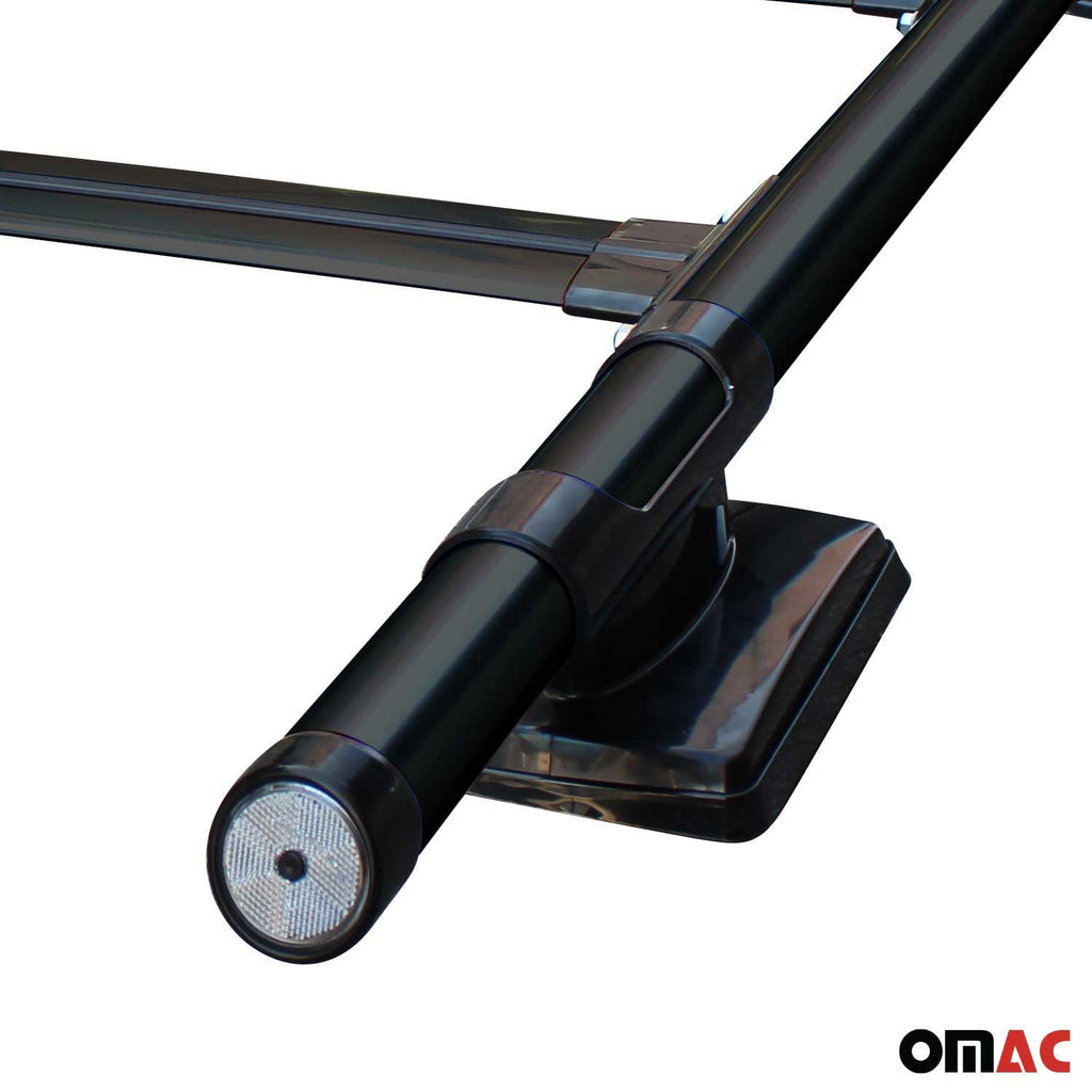 1998-2004 Nissan Frontier Crew Cab Roof Rack Rails Side Rails Black