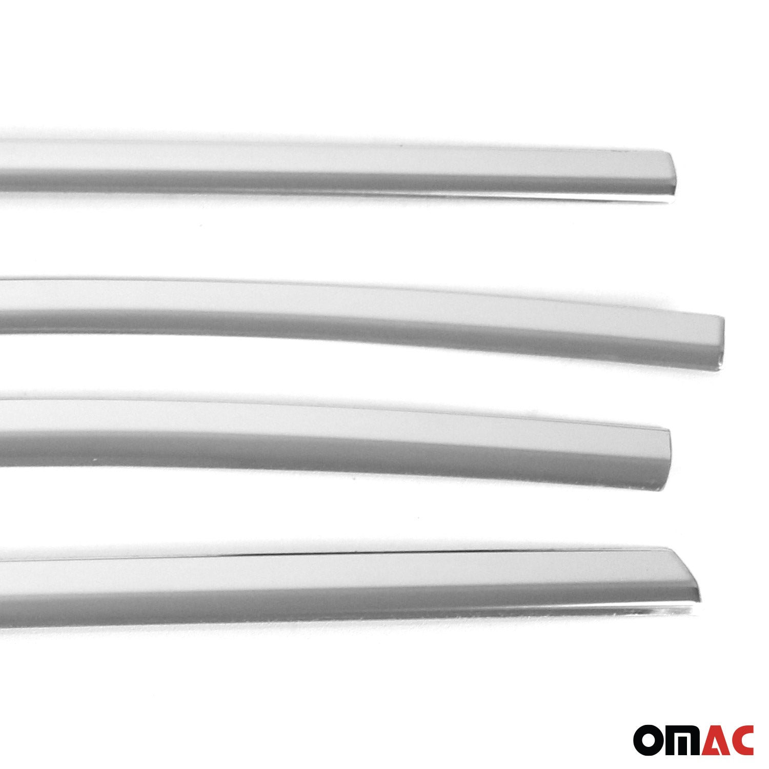 2022-2026 Hyundai Tucson Window Molding Trim Streamer Silver 6Pcs Stainless Steel