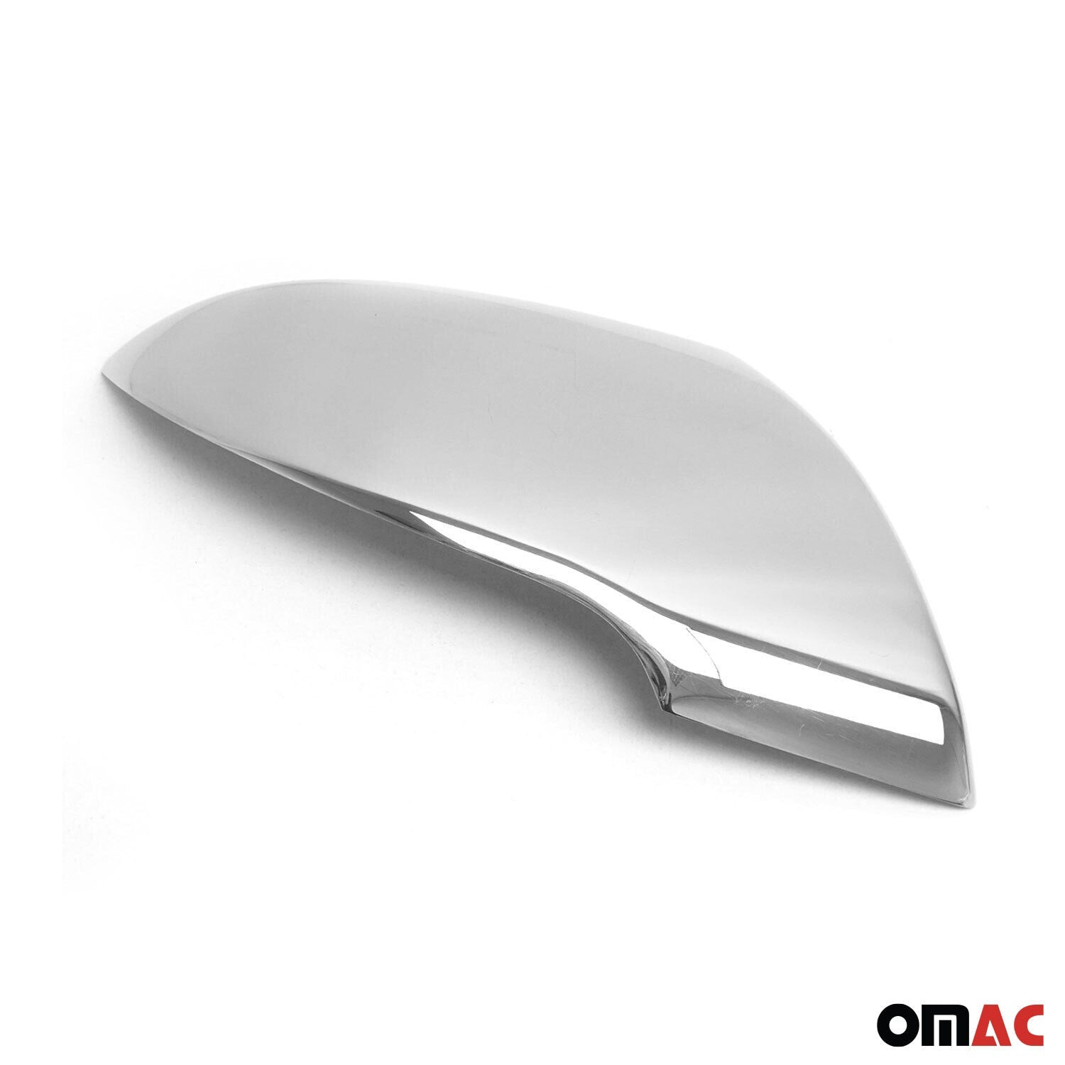 2011-2014 Kia Sportage Side Mirror Cover Caps Stainless Steel Silver 2 Pcs
