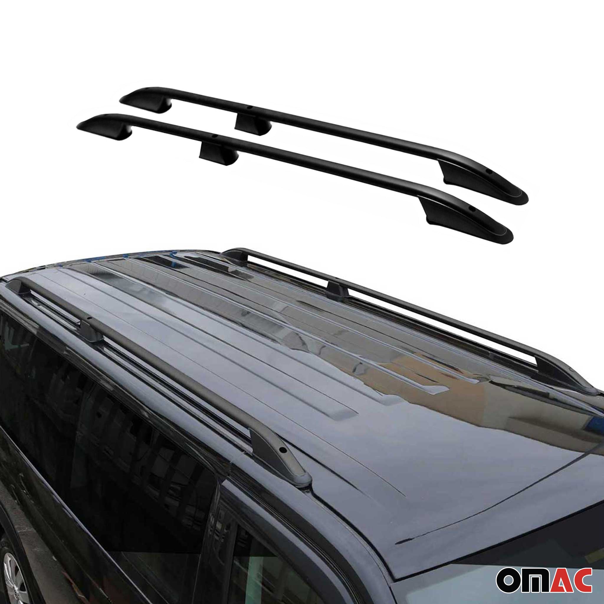 2015-2022 RAM Promaster City L2 Long Roof Rack Rails Side Rails Black