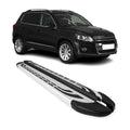 2009-2017 VW Tiguan Running Boards Side Steps Silver