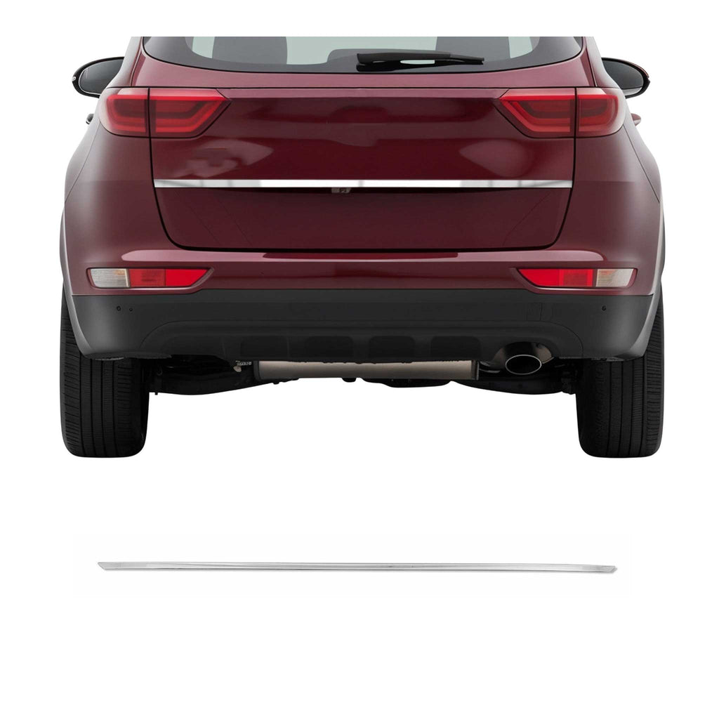 2017-2019 Kia Sportage Rear Trunk Lid Molding Trim Stainless Steel Silver 1Pc
