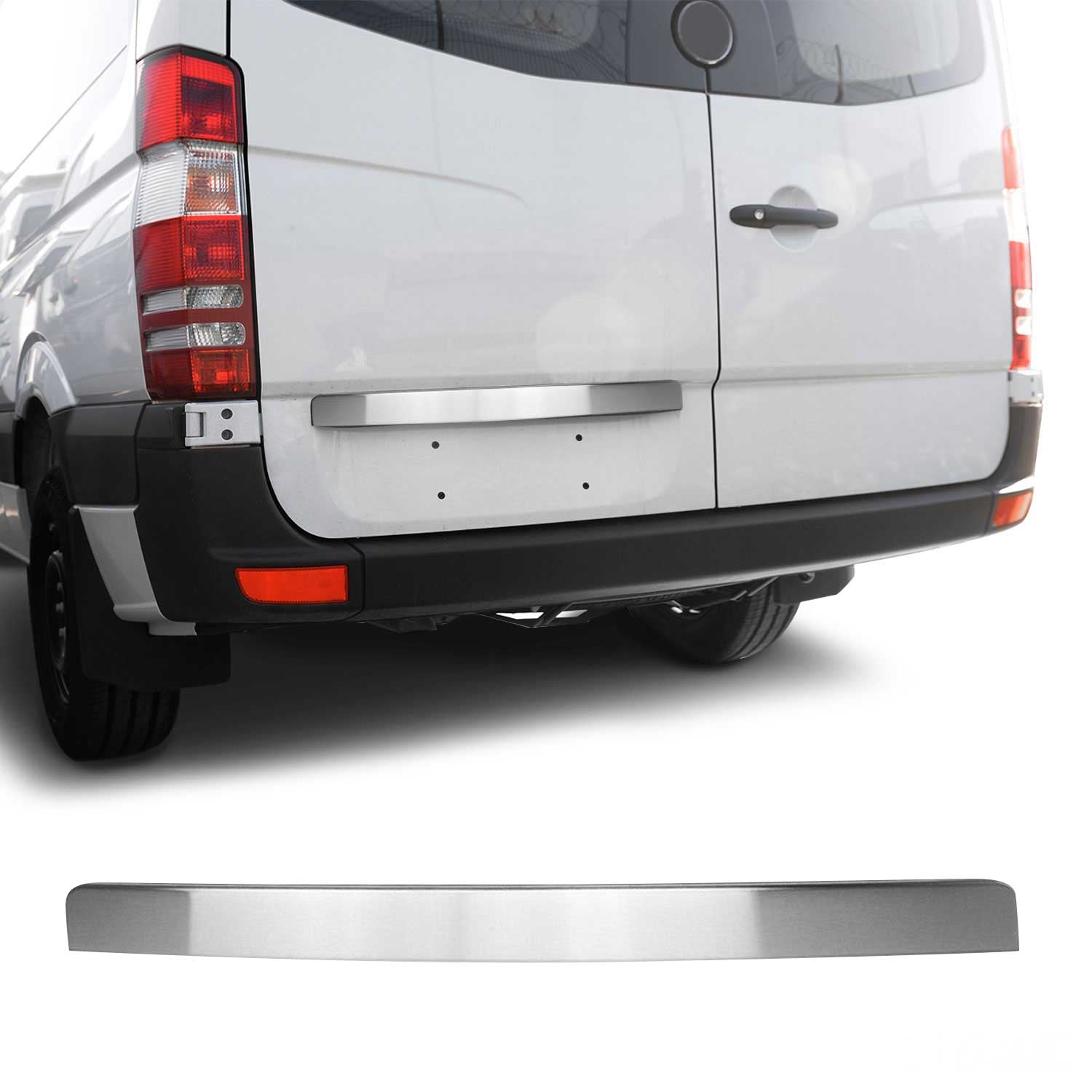 2006-2018 Mercedes Sprinter W906 Trunk Door Handle Cover Brushed Stainless Steel