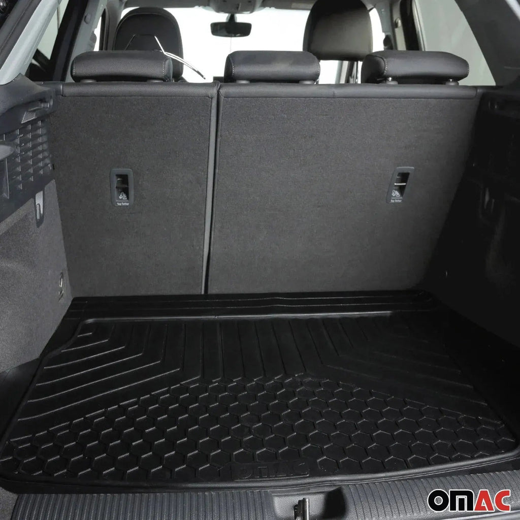 Audi Semi-Custom fit Semi-Custom fit Cargo Mat Liner Waterproof Rubber Black 1Pc