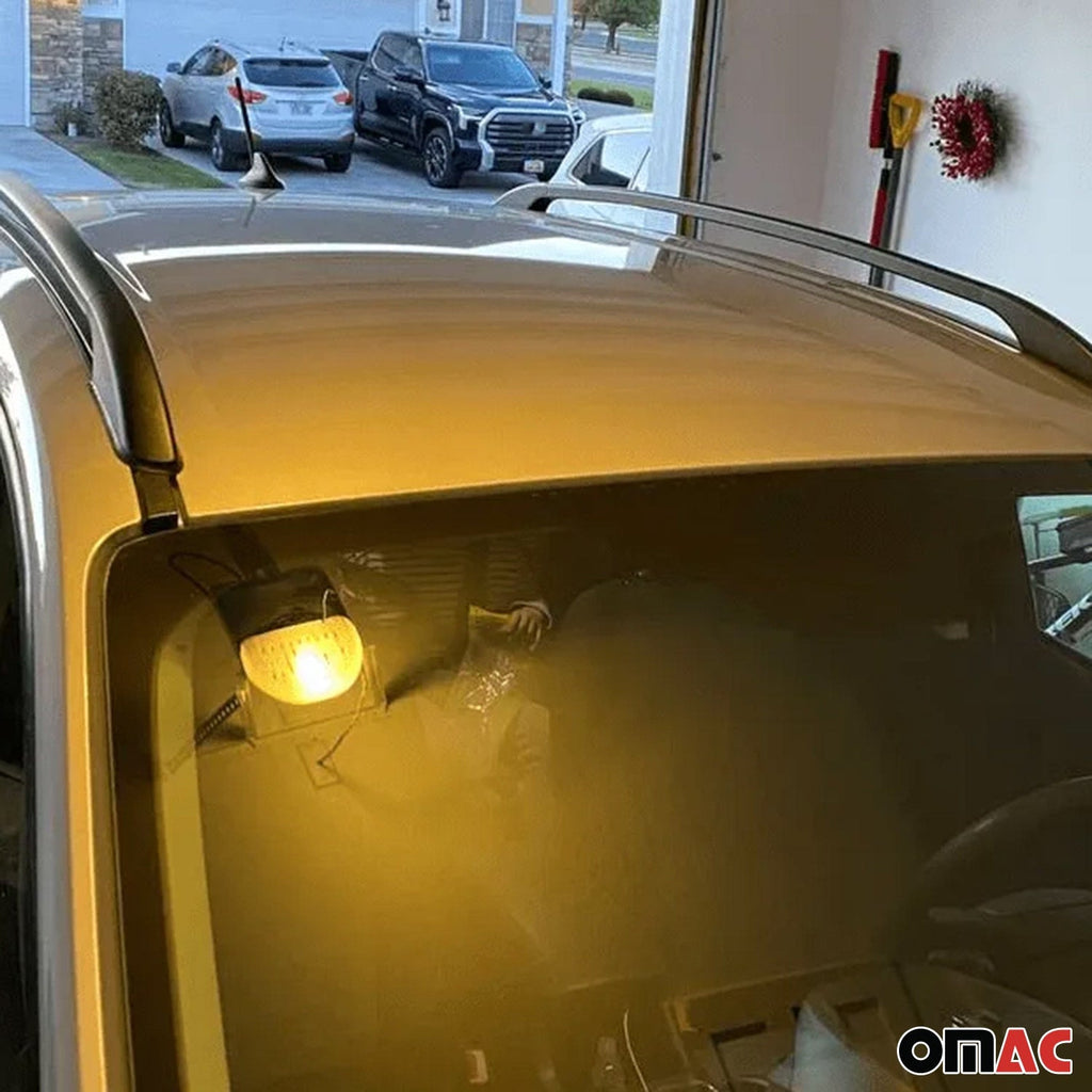 2013-2016 Hyundai i10 Hatchback Roof Rack Rails Side Rails Aluminium Black 2 Pcs