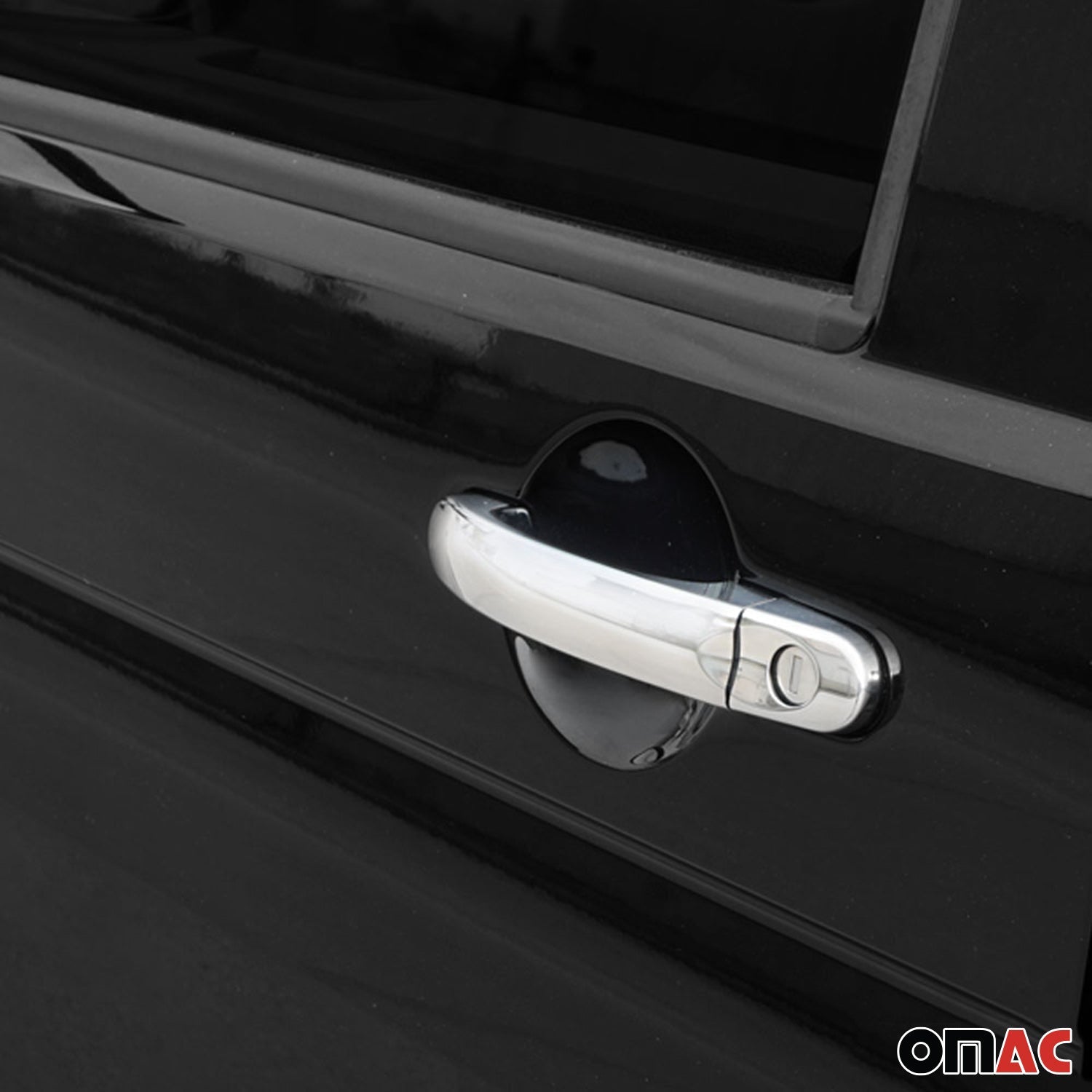 2011-2018 VW Touareg Car Door Handle Cover Protector Stainless Steel Chrome 8 Pcs