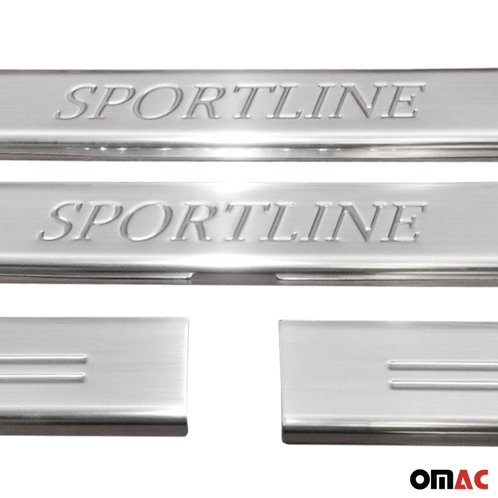 2013-2017 Land Rover Range Rover Door Sill Scuff Plate Scratch Stainless Steel 4x