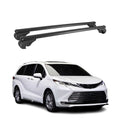 2021-2026 Toyota Sienna Roof Rack Cross Bars Black