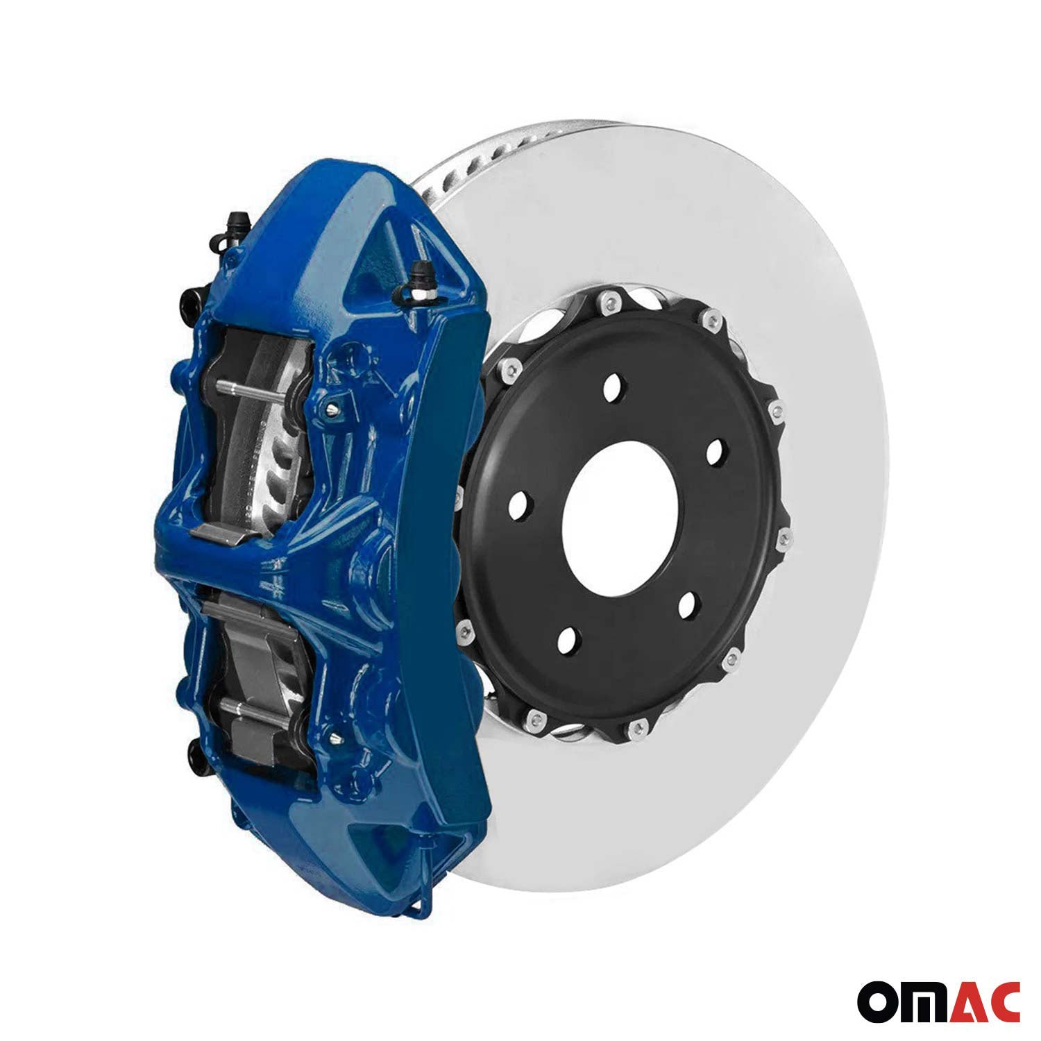 OMAC Brake Caliper Epoxy Based Car Paint Kit Hawaii Blue Glossy High-Temp
