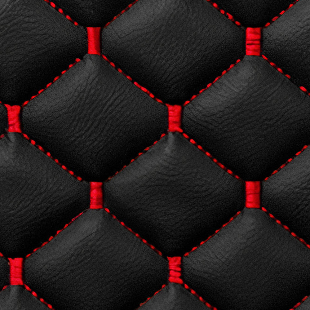 2015-2026 Ford Transit Leather Front Car Seat Covers Protector Black Red