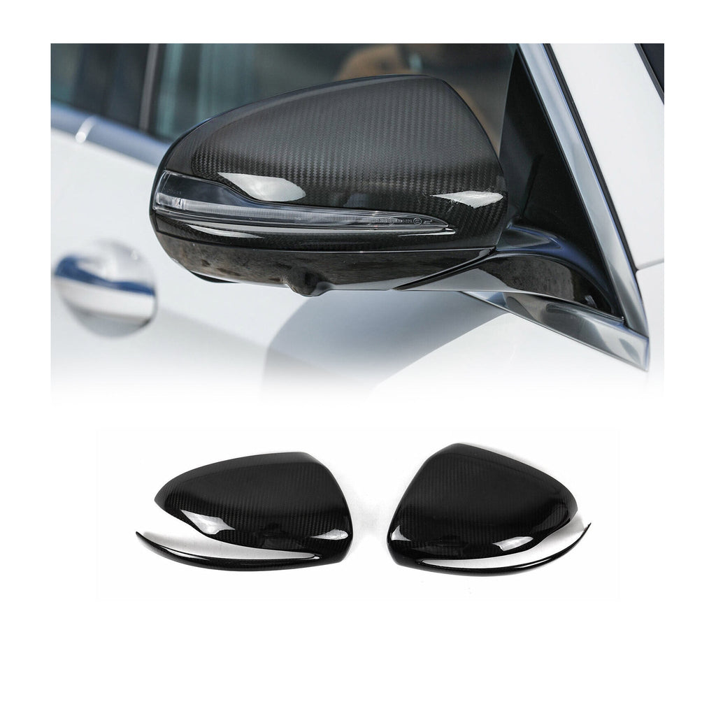 2020-2026 Mercedes GLA Class H257 Side Mirror Cover Caps Carbon Fiber 2Pcs