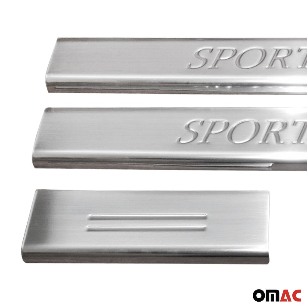 2013-2017 Land Rover Range Rover Door Sill Scuff Plate Scratch Stainless Steel 4x