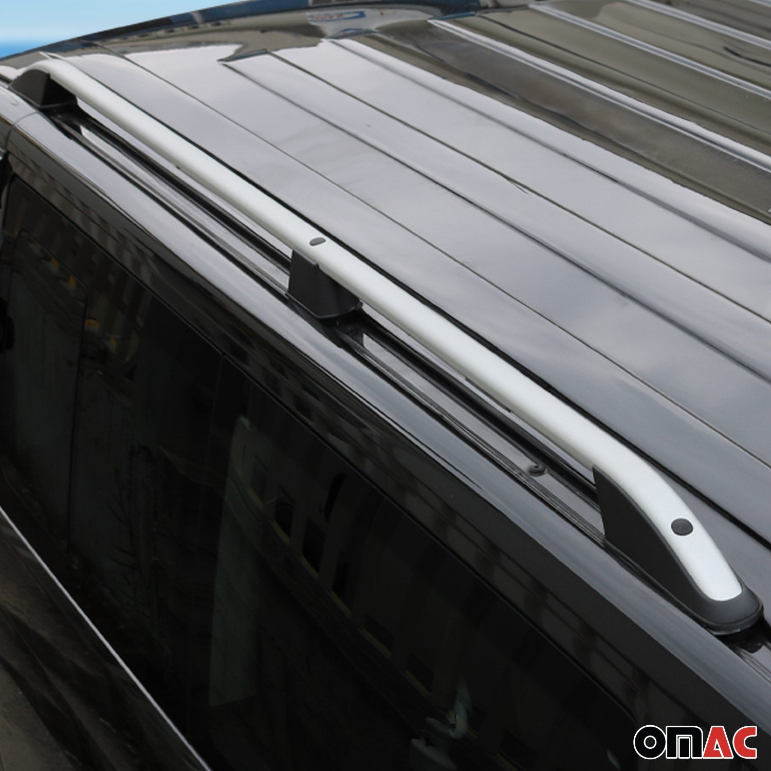 2010-2013 Ford Transit Connect L1 Short Roof Rack Rails Side Rails Silver