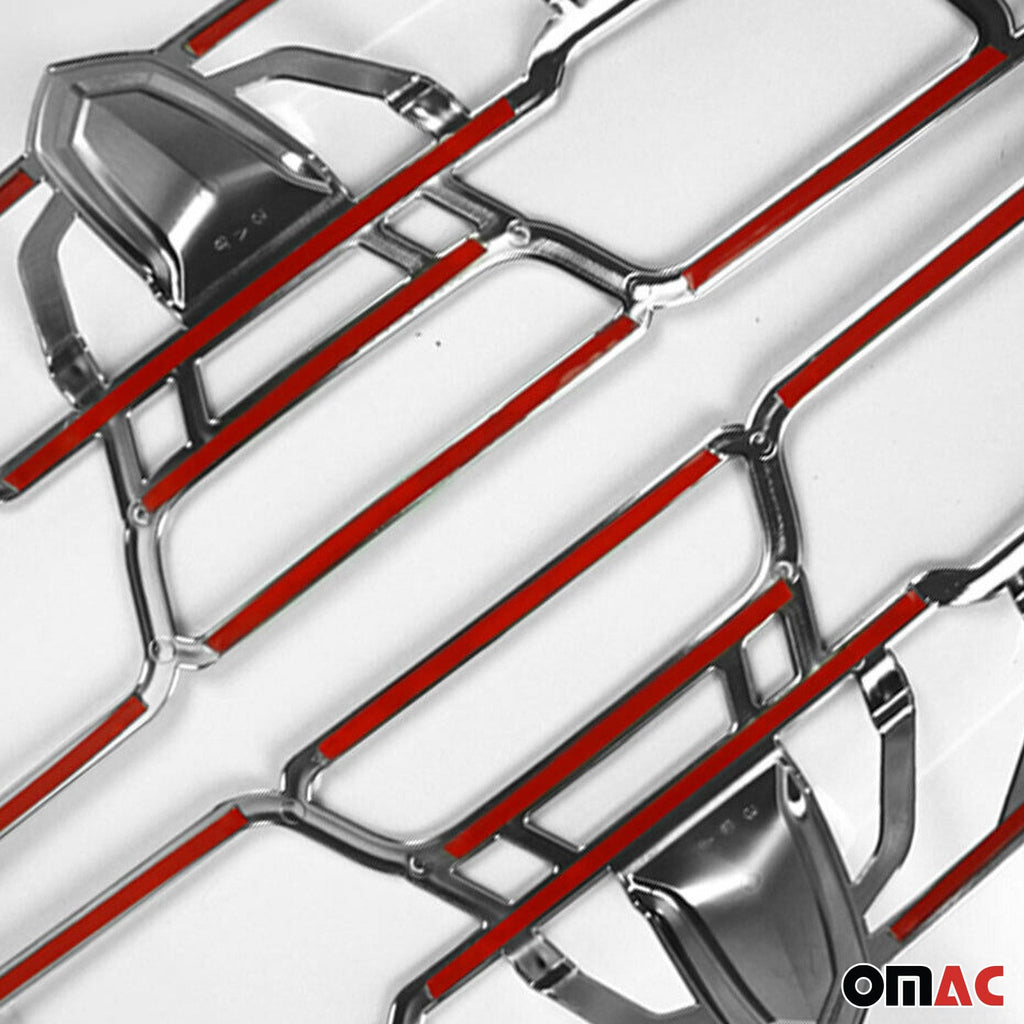 2015-2023 RAM ProMaster City Trunk Tail Light Trim Frame Chrome Silver 2 Pcs