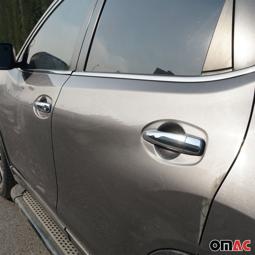 2018-2024 Nissan Kicks Car Door Handle Cover Protector Stainless Steel Chrome 8 Pcs