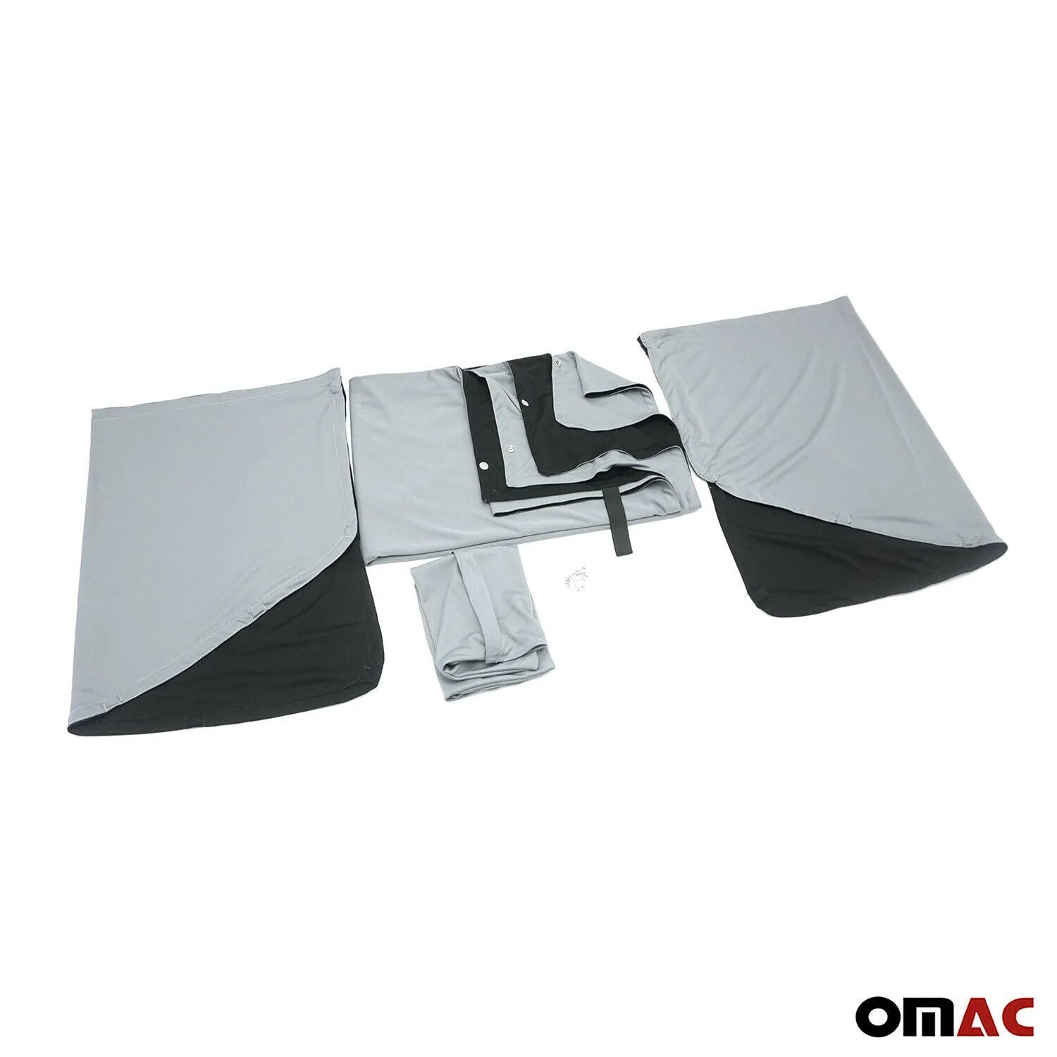 2015-2022 RAM ProMaster City Magnetic Window Curtains UV Protection Black