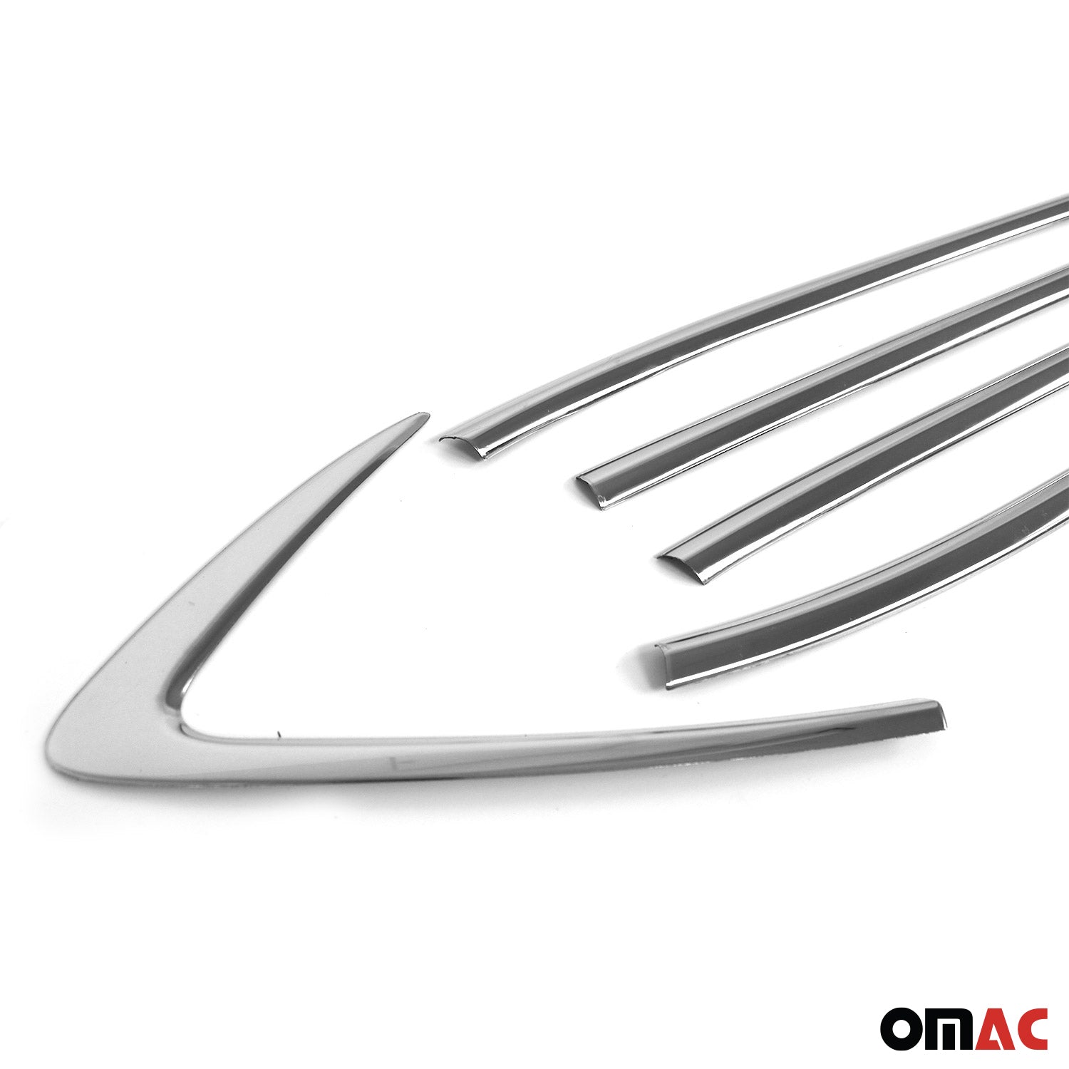 2016-2021 Hyundai Tucson Window Molding Trim Streamer Stainless Steel Silver 6 Pcs