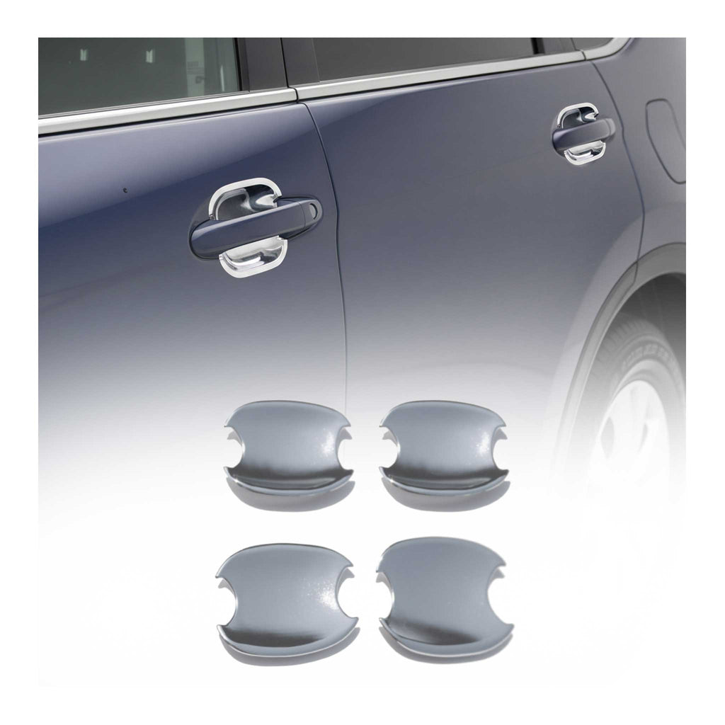 2012-2016 Honda CR-V Car Door Handle Bowl Cover Protector Silver Chrome 4Pcs