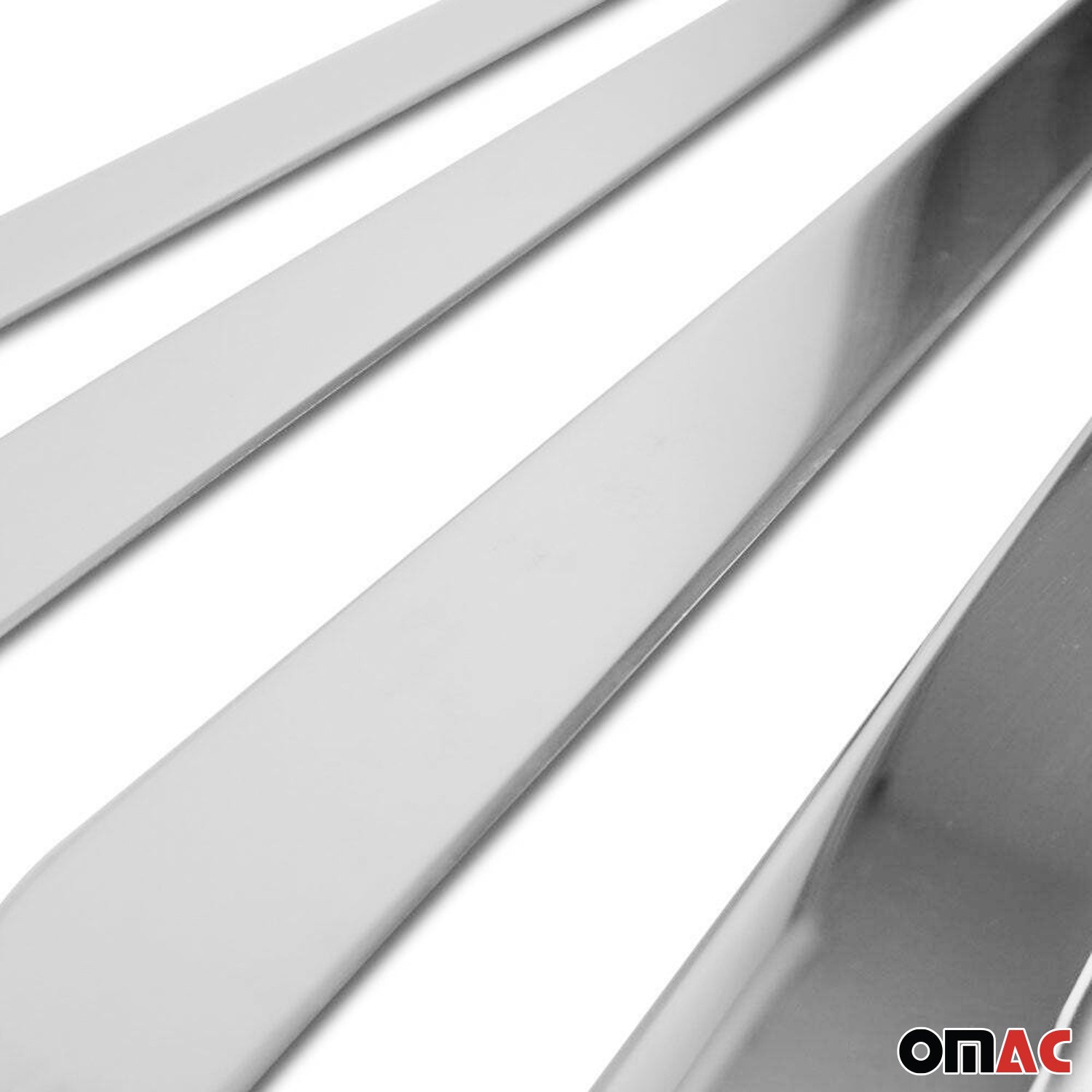 2012-2015 Honda Civic Sedan Side Door Molding Trim Skirt Garnish Stainless Steel Gloss 4Pcs