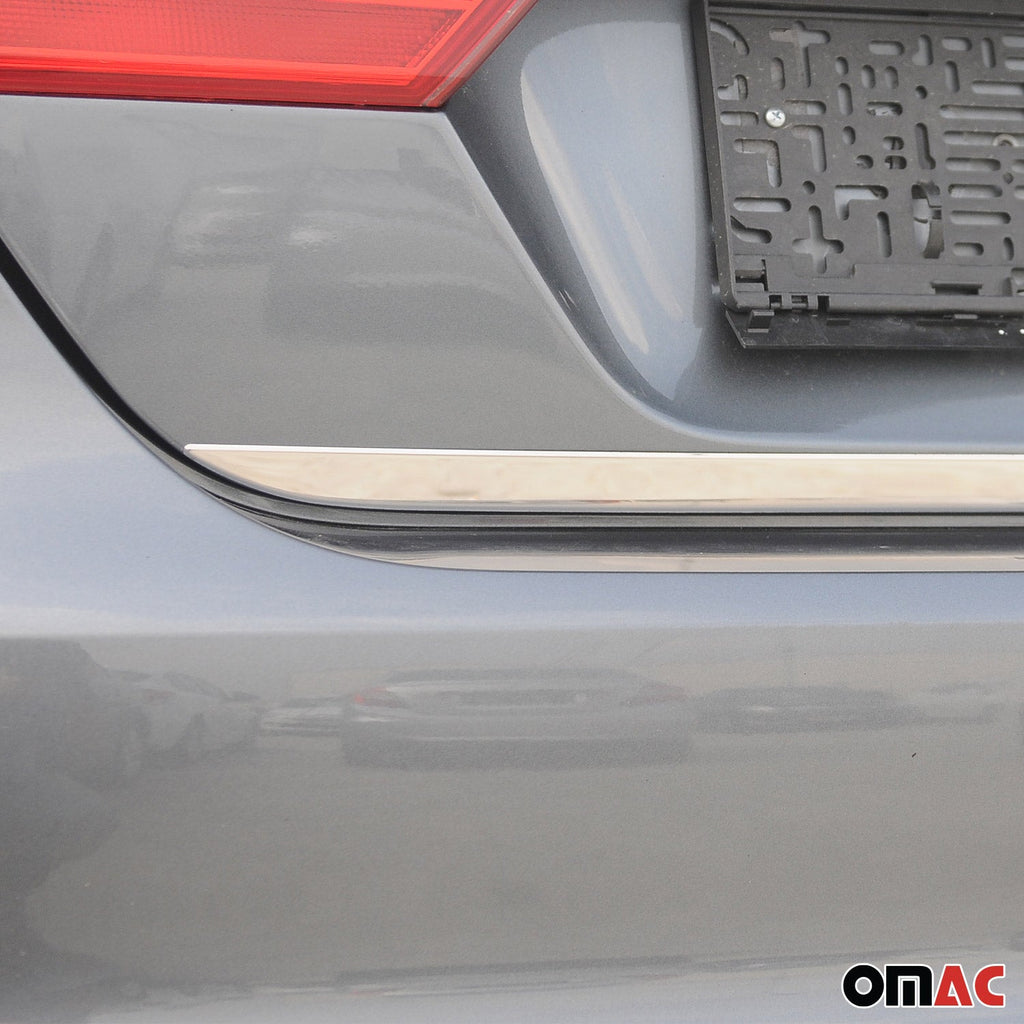 2011-2014 VW Jetta A6 Sedan Rear Trunk Lid Molding Trim Stainless Steel