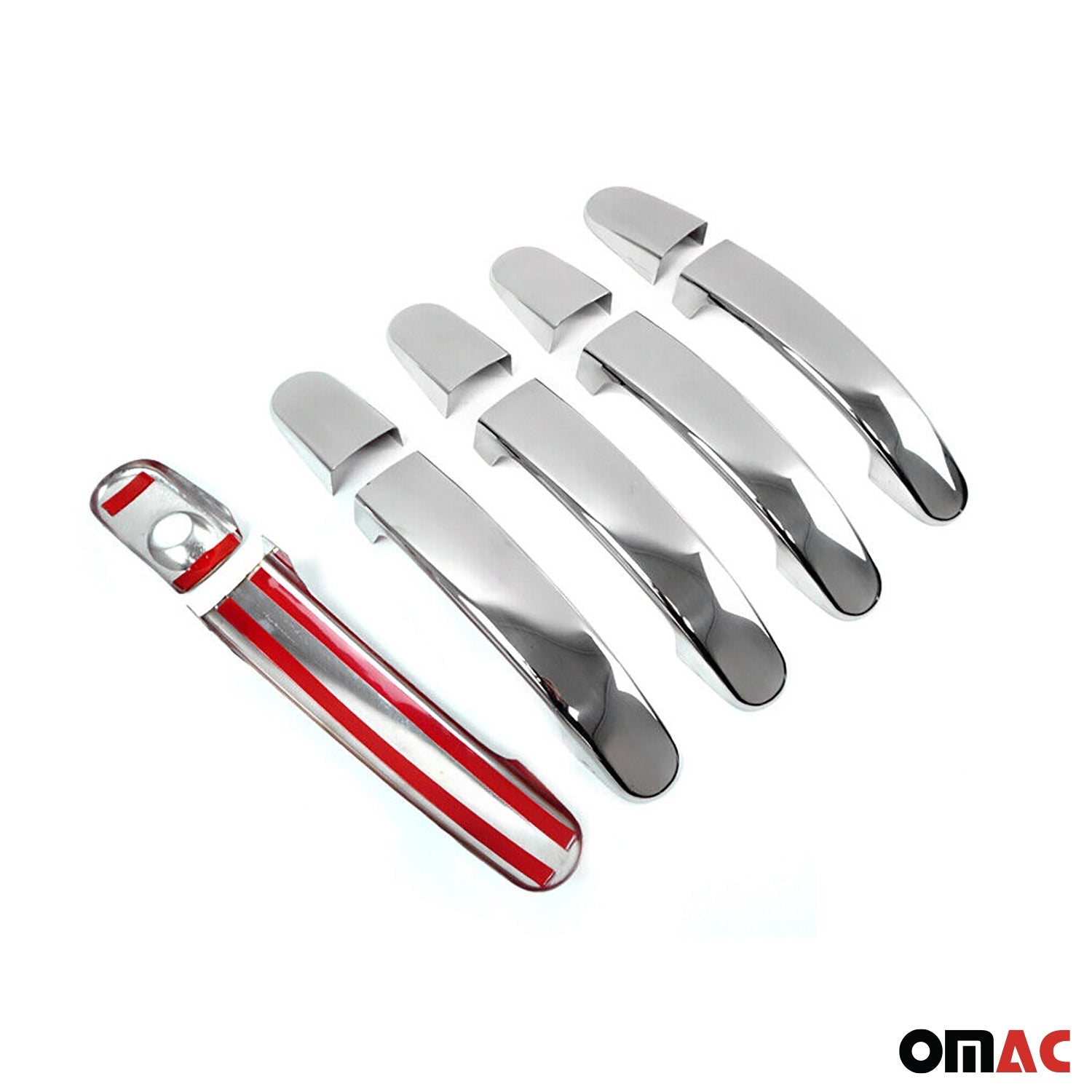 2014-2019 Ford Transit Connect Pre-FL Mirror Cover Caps & Door Handle Chrome Set