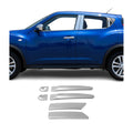 2011-2017 Nissan Juke Car Door Handle Cover Protector Stainless Steel Chrome 6 Pcs