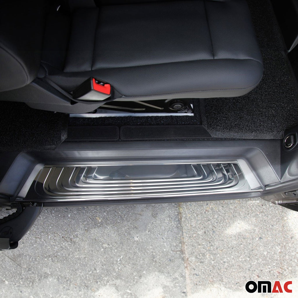 2016-2024 Mercedes Metris Door Sill Scuff Plate Scratch Protector Stainless Steel 3Pcs