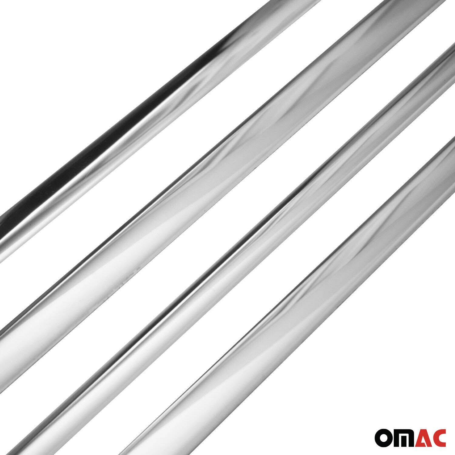 2013-2019 Ford Escape Side Door Molding Trim Skirt Garnish Stainless Steel Silver 4Pcs