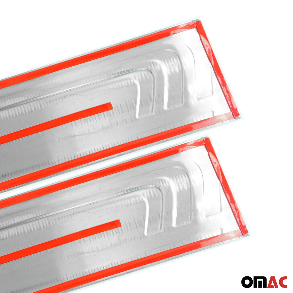 2016-2024 Mercedes Metris Door Sill Scuff Plate Scratch Protector Stainless Steel 2Pcs