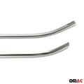 2010-2016 VW Amarok 4X2 Front Bumper Trim Molding Stainless Steel Silver 2 Pcs