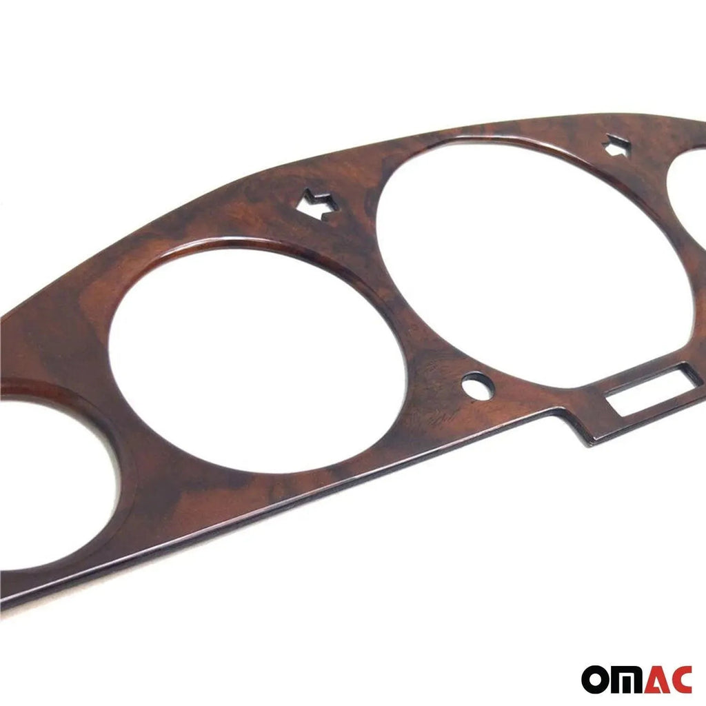 1991-1998 Mercedes S Class W140 C140 Dash Speedometer Frame Walnut Wood