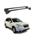 2014-2018 Subaru Forester IV Roof Rack Cross Bars Black