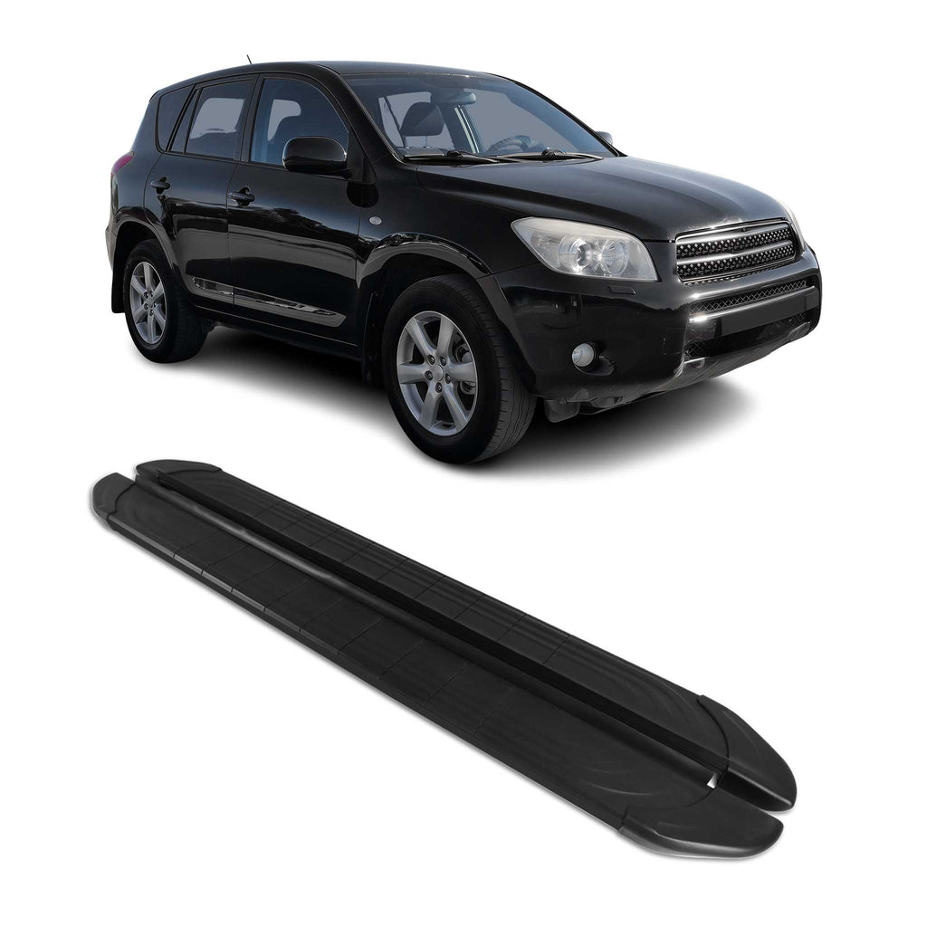 2006-2012 Toyota RAV4 Running Boards Side Steps Black