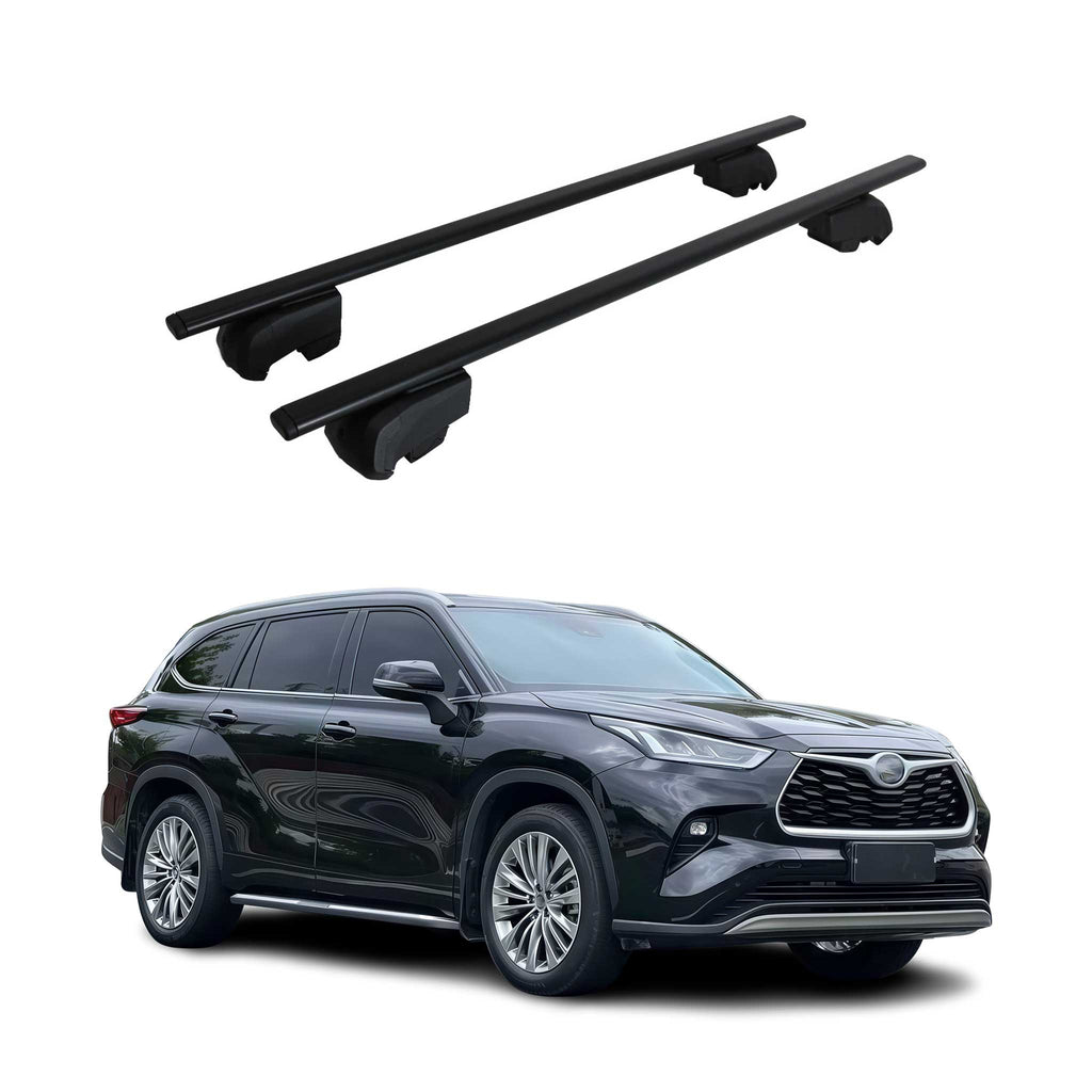 2020-2026 Toyota Highlander Roof Rack Cross Bars Black