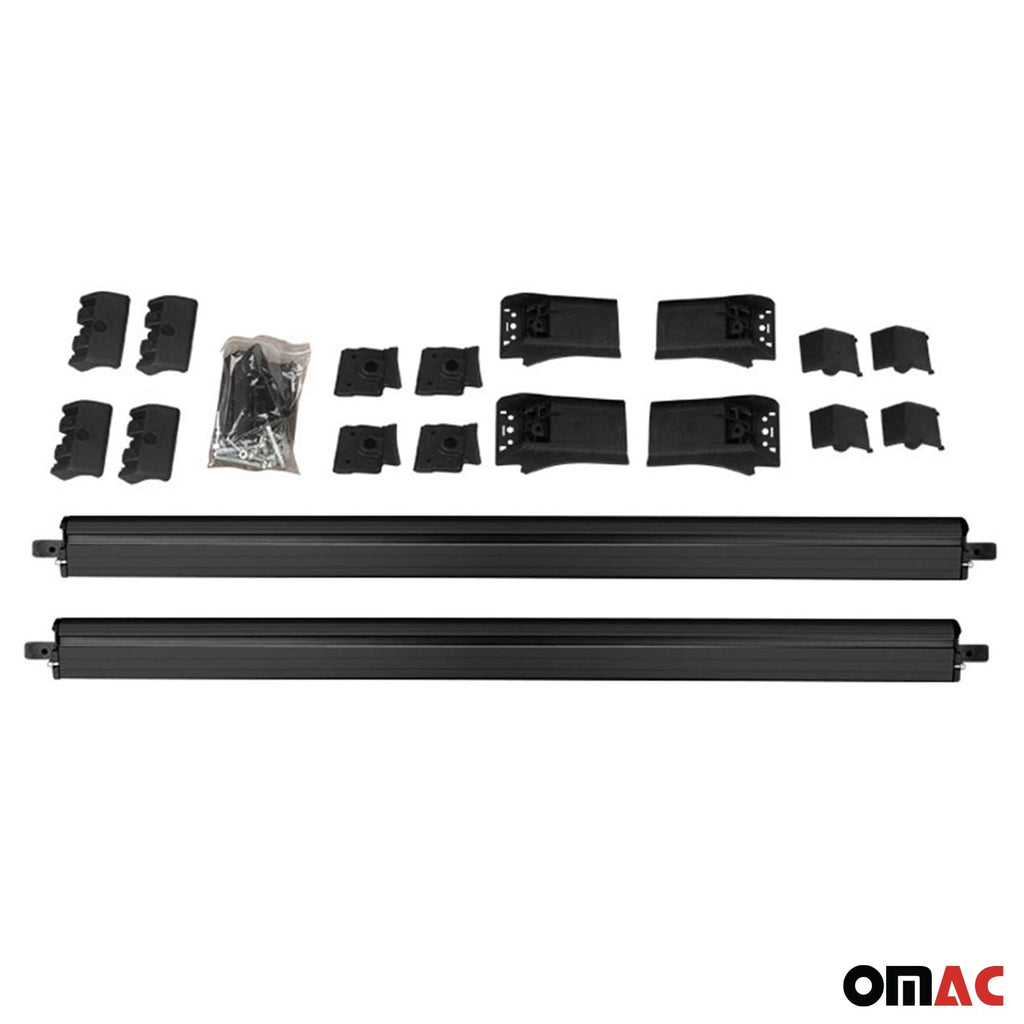 2010-2013 Ford Transit Connect Roof Rack Cross Bars Black